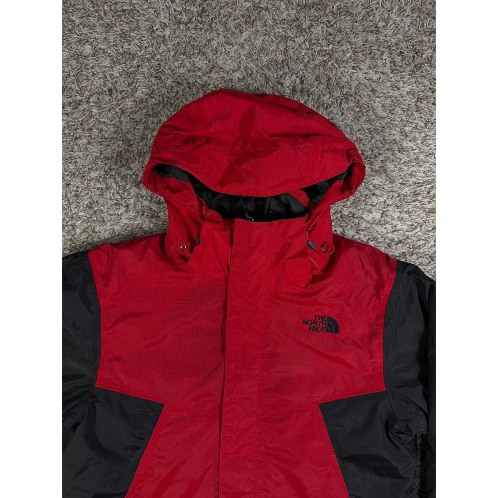The North Face Color Block 3 in 1 HyVent Black Red Jacket Men's Small